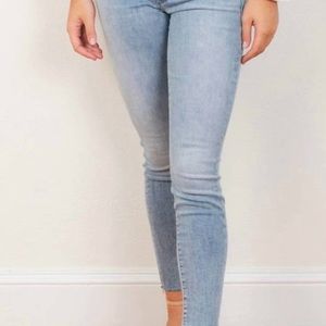 Mother Looker ankle fray Knock on Wood